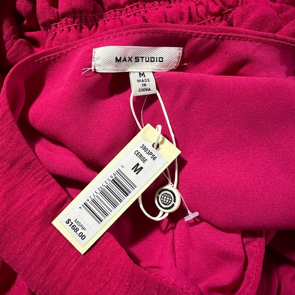 Max Studio Barbie pink off shoulder maxi dress - Picture 8 of 11